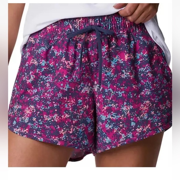 Columbia Bogata Bay Stretch UPF 50 Print Shots - Picture 1 of 7